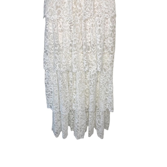 NBD | NWT Love My Way Lace Formal Maxi Gown in White Size XXS - Picture 8 of 9